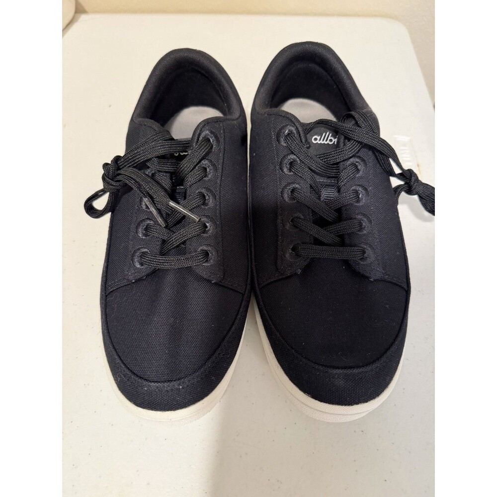 Allbirds Courier Womens Size 9 Black White Athletic Running Shoes Sneakers